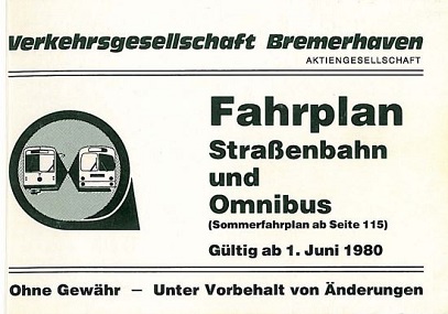 Fahrplan 1980